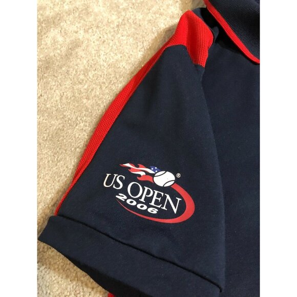Ralph Lauren RLX US Open 2006 Womens Tennis Collared T Shirt Pony Size Medium - Picture 6 of 8